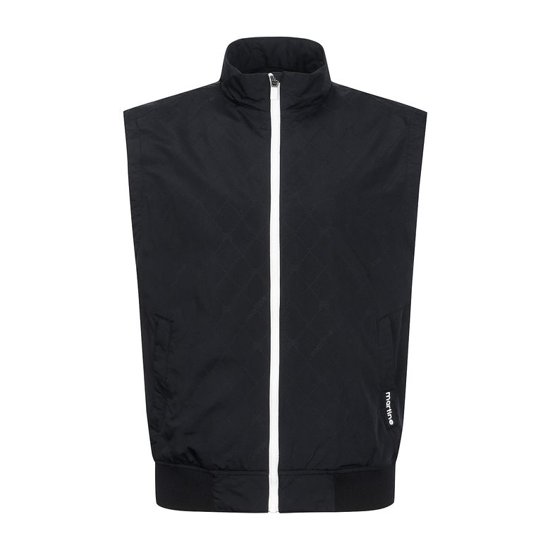 Woven Jacquard Vest_Black (Men)