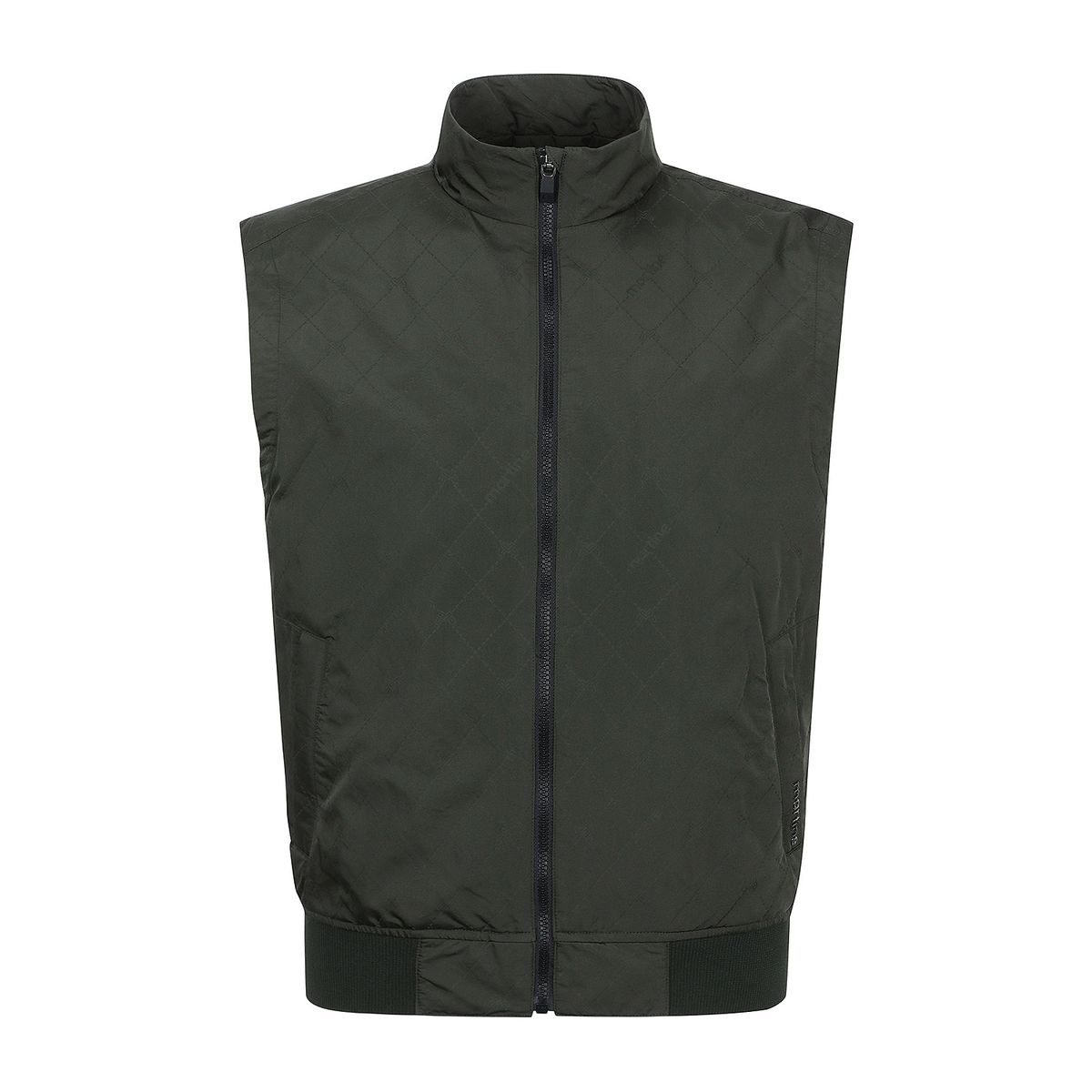 마틴골프(MARTINE GOLF) Woven Jacquard Vest_Khaki (Men)