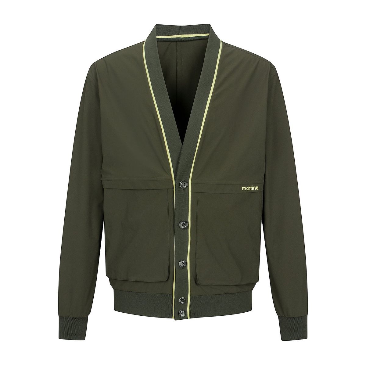 마틴골프(MARTINE GOLF) Woven Cardigan_Khaki (Men)