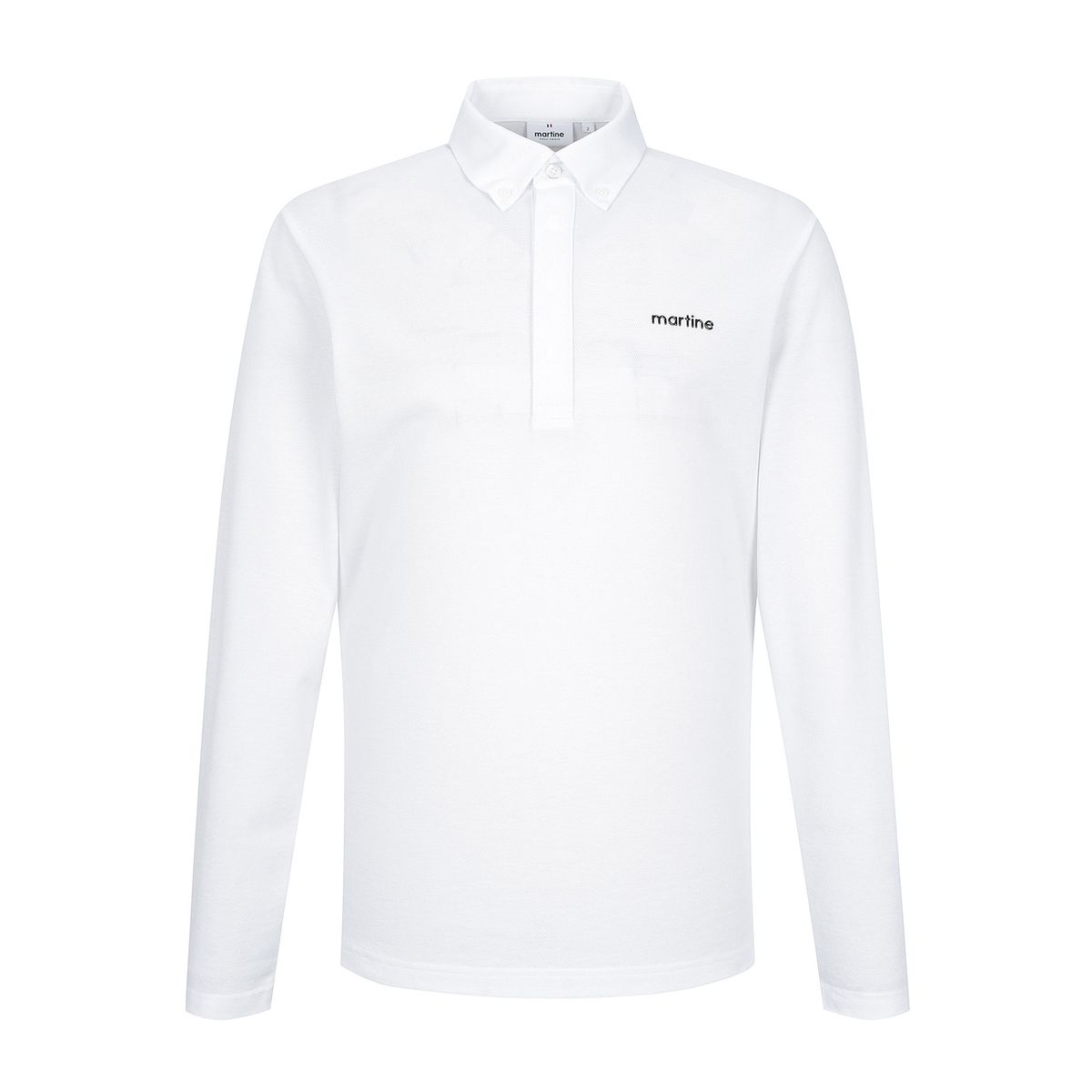 마틴골프(MARTINE GOLF) Button Down Polo Shirts_O/White (Men)