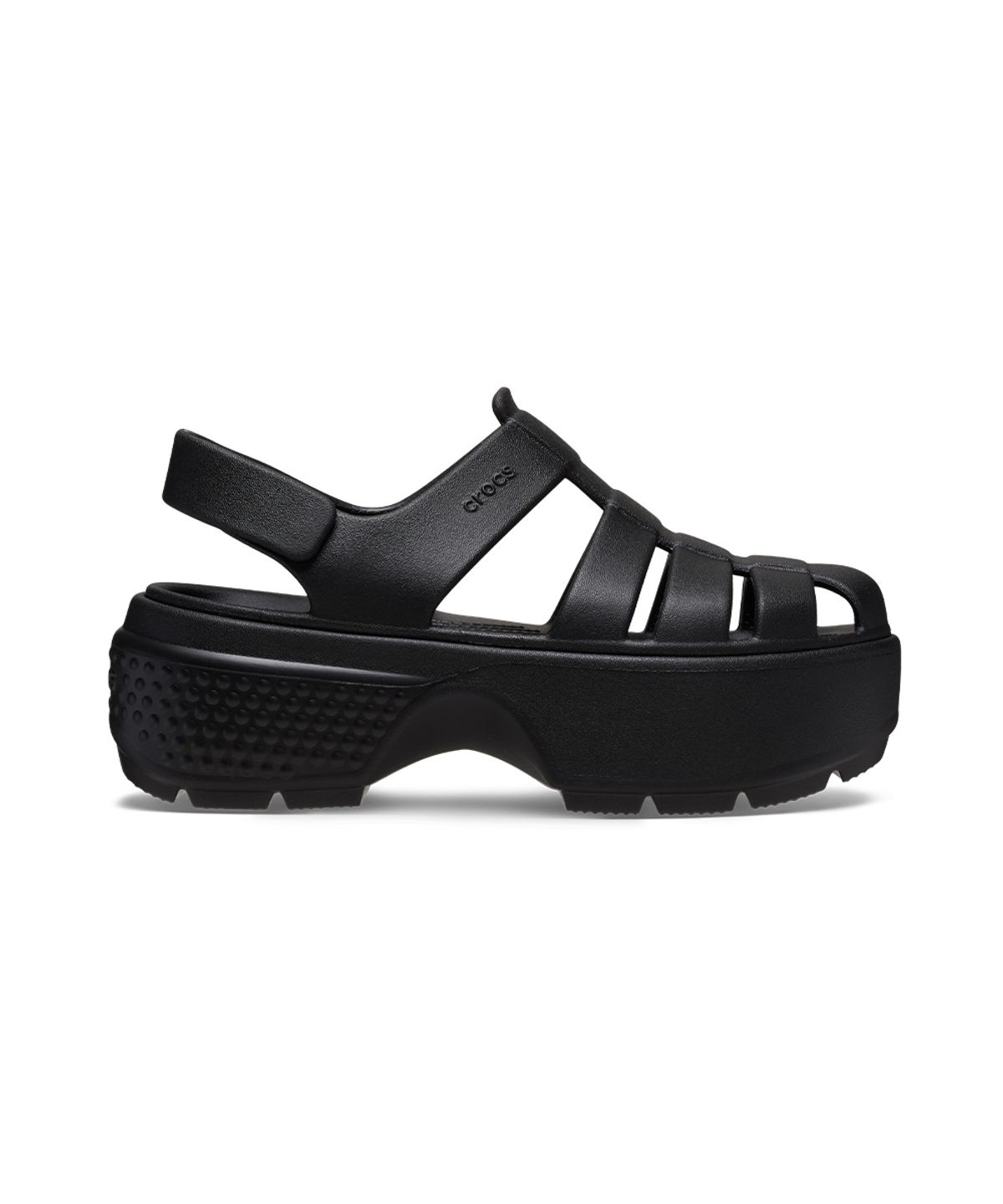 크록스(CROCS) 공용 스톰프 피셔맨 샌들 BK (24SUSL209938)