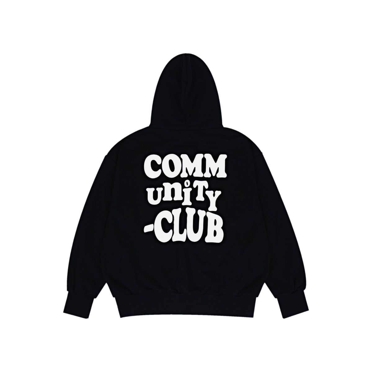 커뮤니티클럽(COMMUNITY CLUB) UNITY 로고 후디 (블랙)
