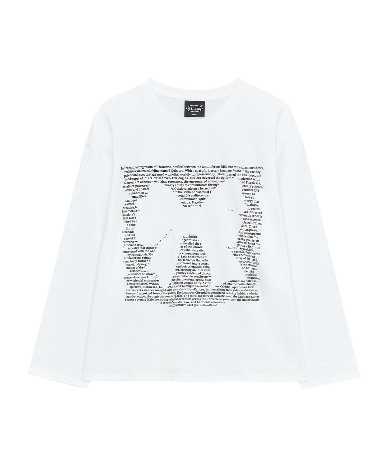 【ITZAVIBE】CLASSIC RIBBON SHADOW LONG SLEEVE CLASSIC RIBBON SHADOW LONG SLEEVE - BLACK - ITZAVIBE | 60