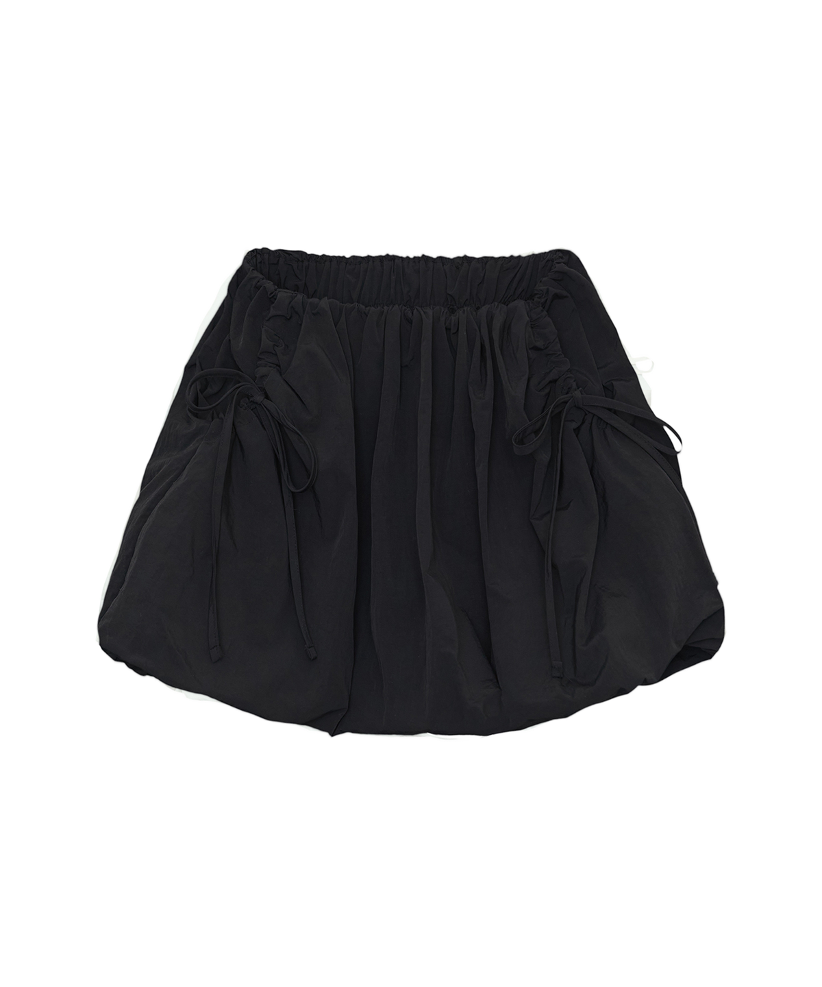 잇자바이브(ITZAVIBE) VOLUME NYLON SKIRT - BLACK