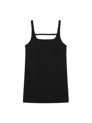 여성) 슬리브리스 미니 원피스_MSE2OO2008