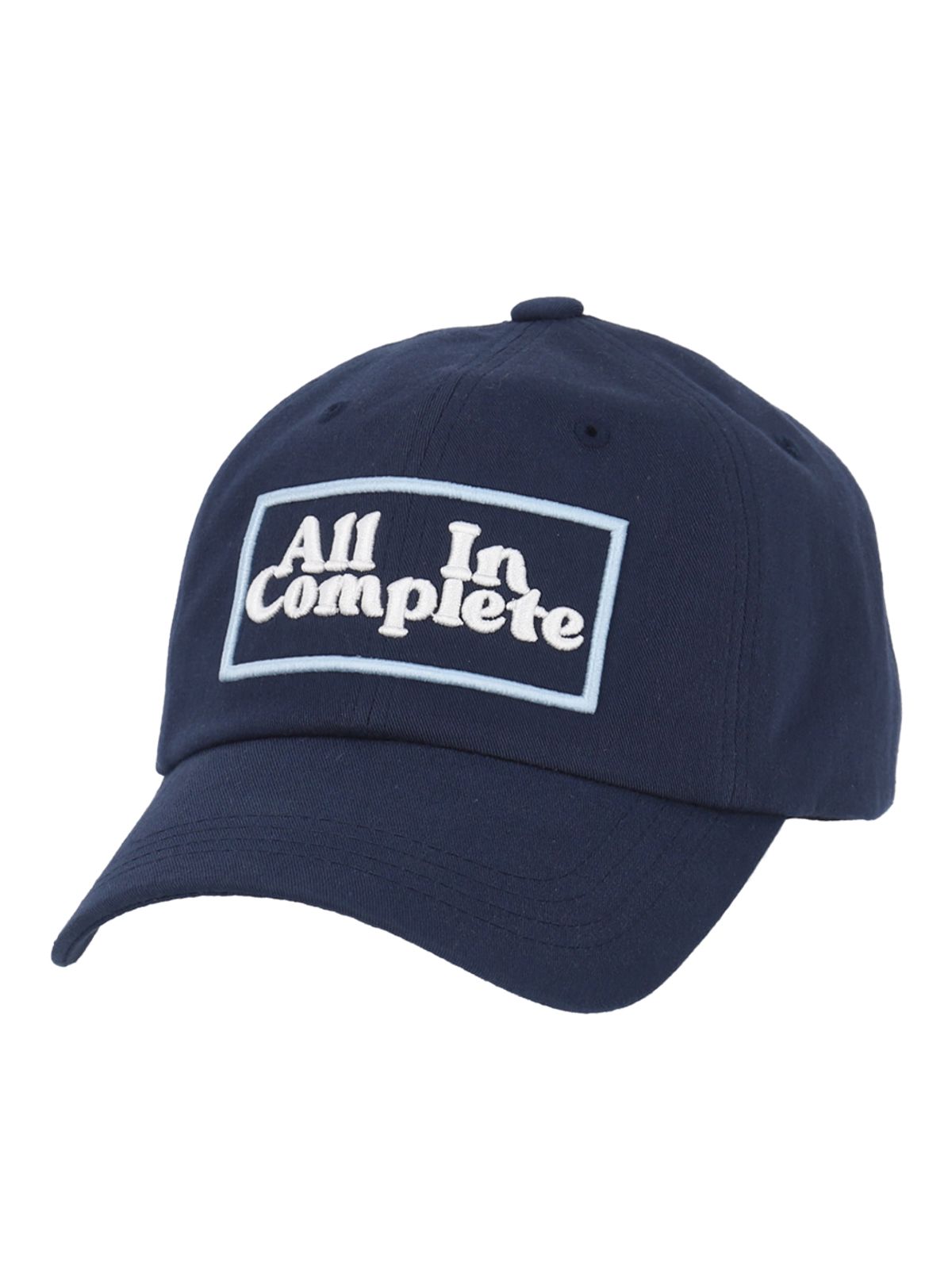 올인컴플리트(ALLINCOMPLETE) 문 로고 볼캡 (네이비)