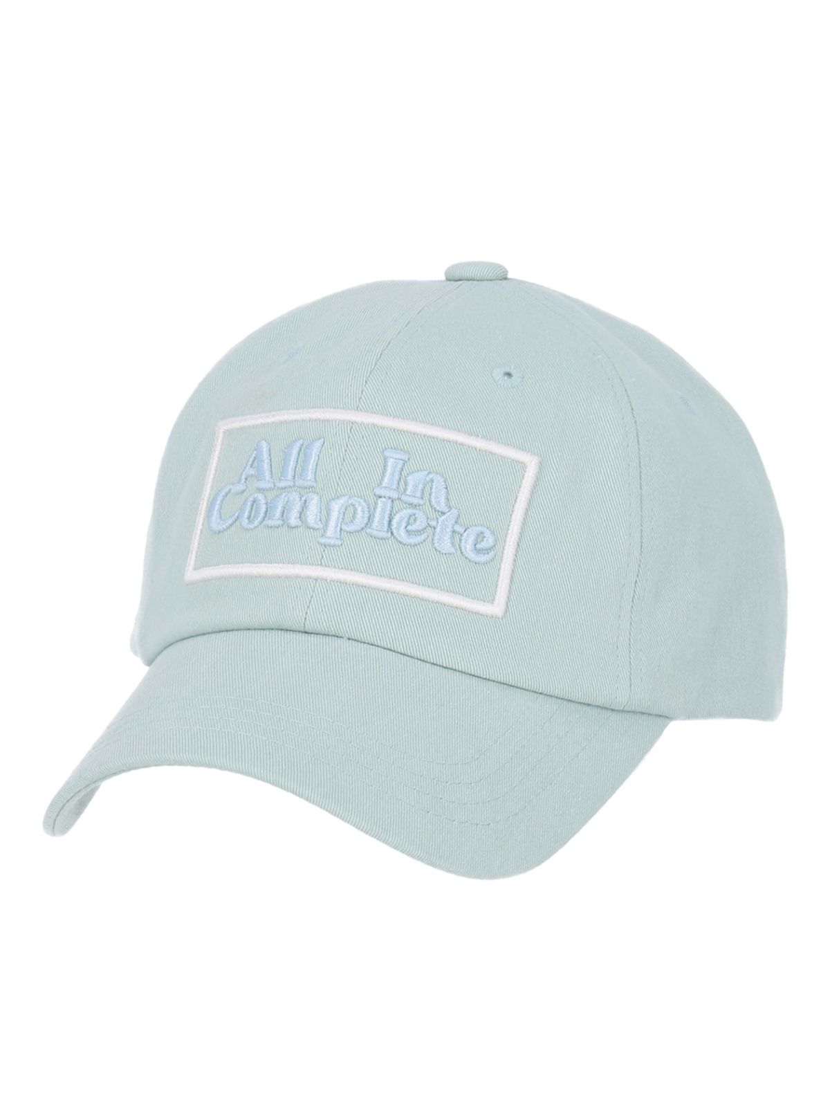 올인컴플리트(ALLINCOMPLETE) 문 로고 볼캡 (민트)