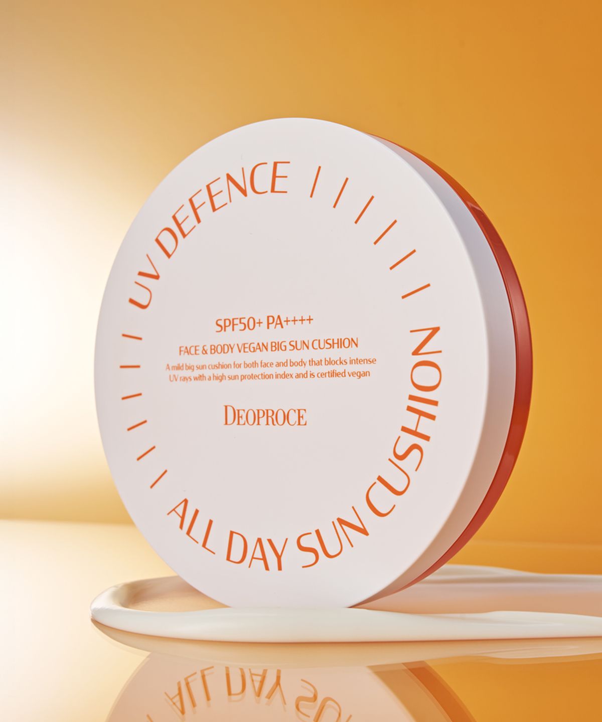 디오프러스(DEOPROCE) 비건 유브이 디펜스 올 데이 선 쿠션 25g SPF50+ PA++++
