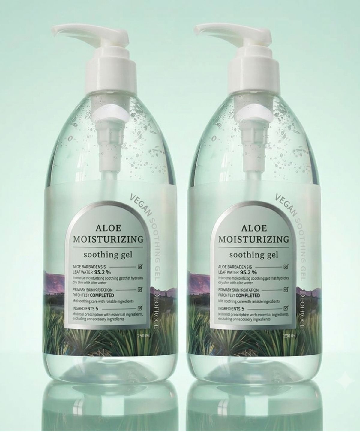 디오프러스(DEOPROCE) 디오프러스 알로에 모이스처라이징 수딩젤 1+1개 390ml