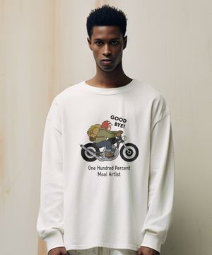 OHP X MOAI 할리보이 크루넥 긴팔티셔츠m