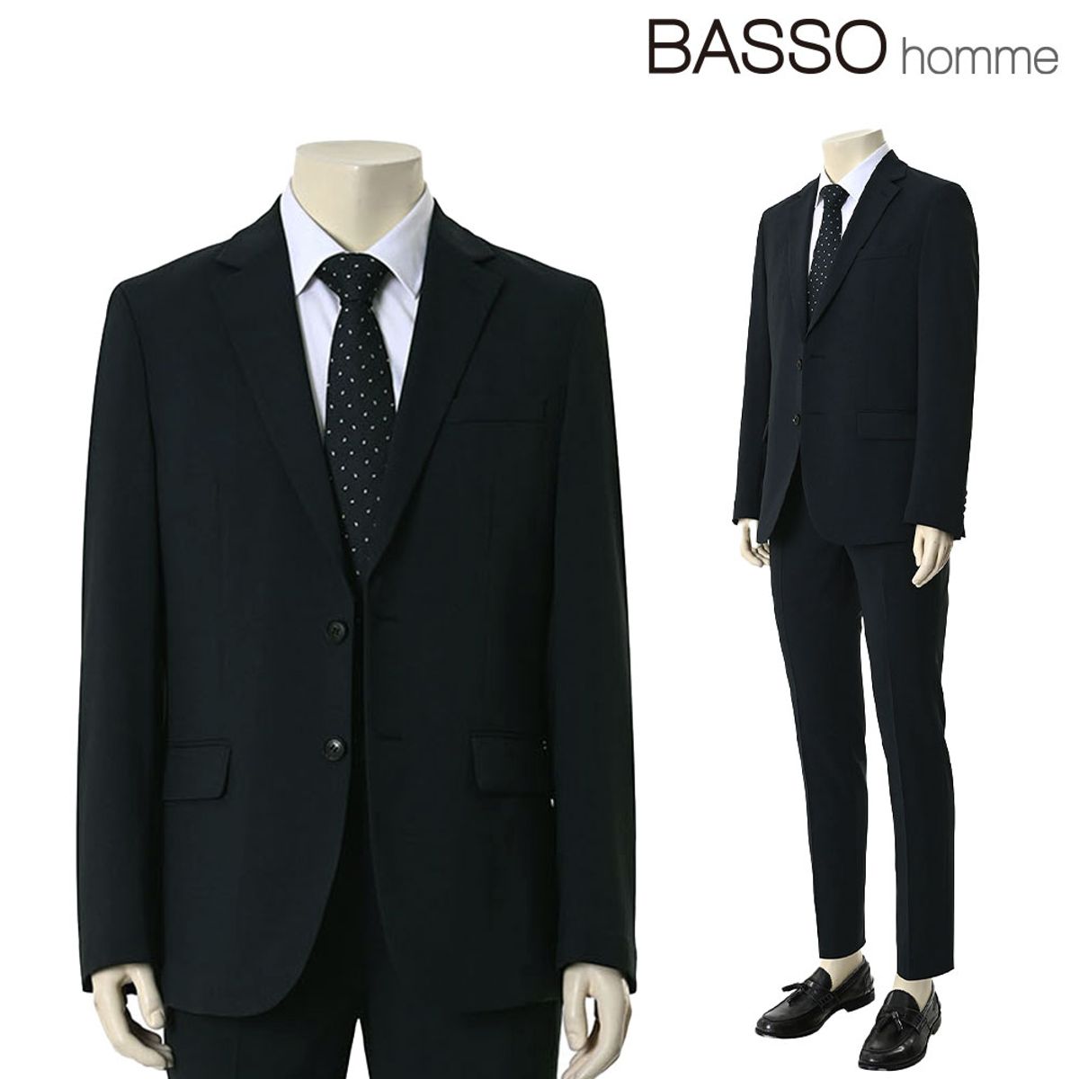 바쏘옴므(BASSOHOMME) 캐주얼 슬림핏 데일리 셋업(WSY2MJ94AWSY2MP94A)