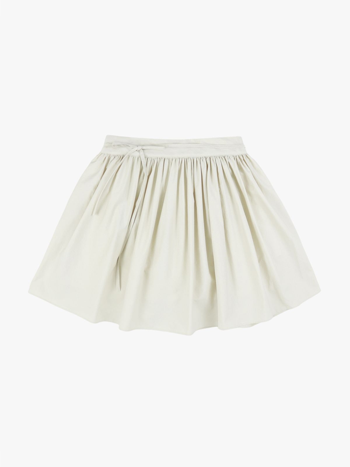 핑크파인애플(PINK PINEAPPLE) STRAP RUSTLE SKIRT_BEIGE