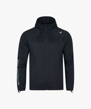 남성 유로스포츠 벤틸레이션 러닝 바람막이 자켓 SPJPCNJK231MBLK