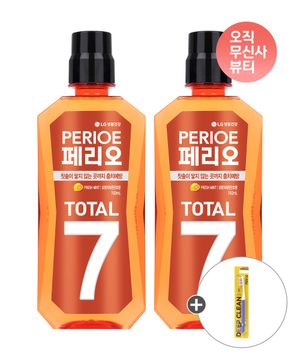 토탈7 가글 760ml(후레쉬) x 2pack+추가증정