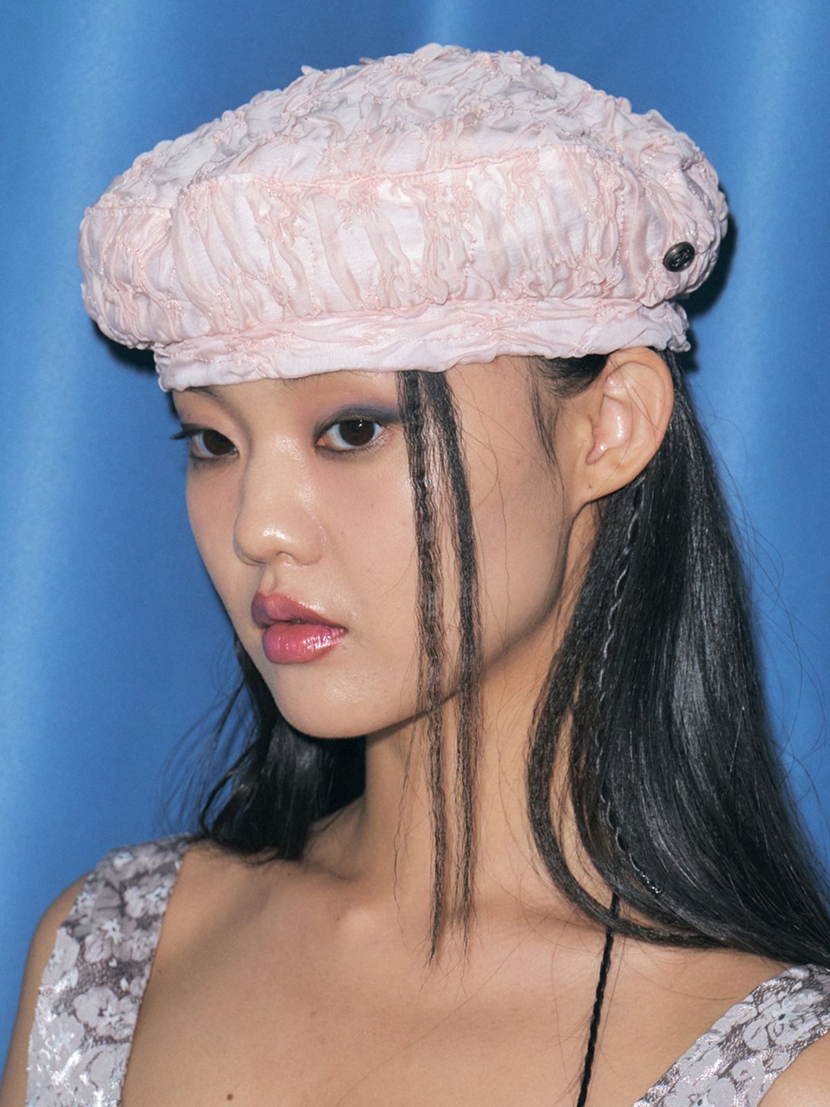 포에지담(POESIEDAME) PUFF BERET IN ROSY