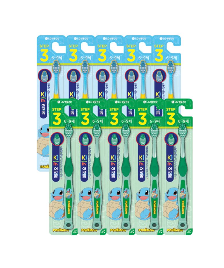 키즈칫솔 3단계 10입 꼬부기
