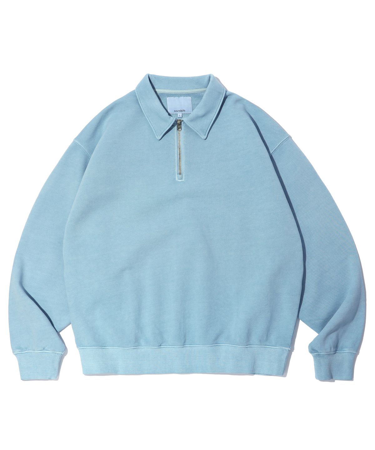사운즈라이프(SOUNDSLIFE) Dyed Half Sweatshirts Mint