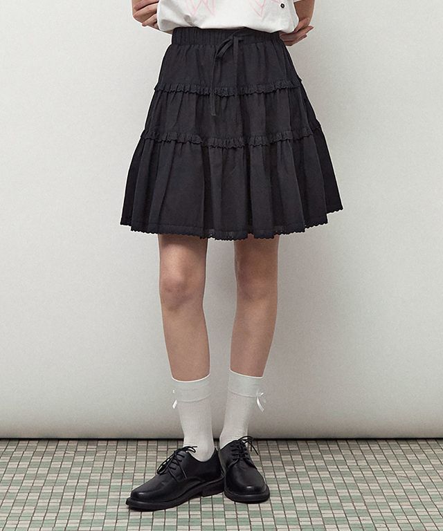 ★関税込★RONRON★TORCHON LACE FRILL SKIRT★ ☆関税込☆RONRON☆TORCHON LACE FRILL SKIRT☆