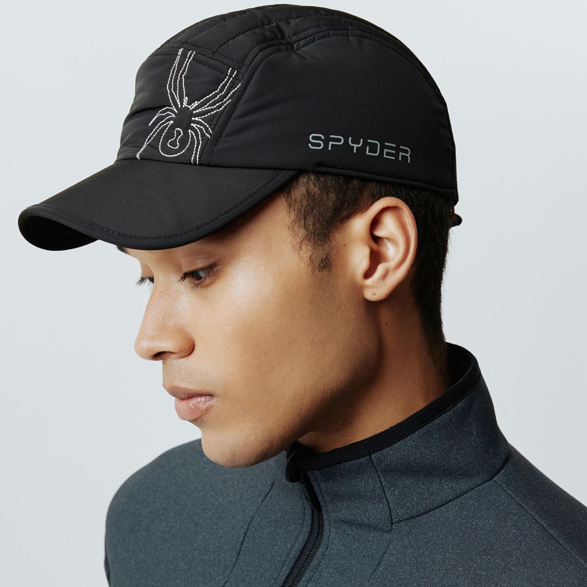 스파이더(SPYDER) 패디드 캡 SPIFANCA305UBLK