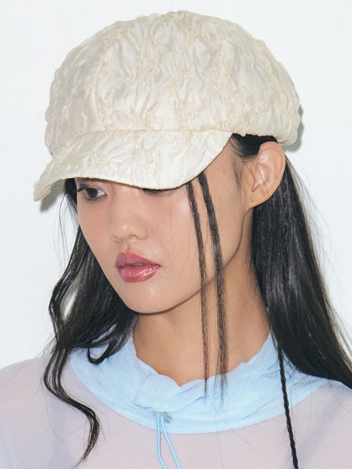 포에지담(POESIEDAME) PUFF MARGOT HAT IN BUTTER