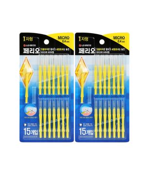 치간칫솔 I자형 Micro 15개입 x 2pack