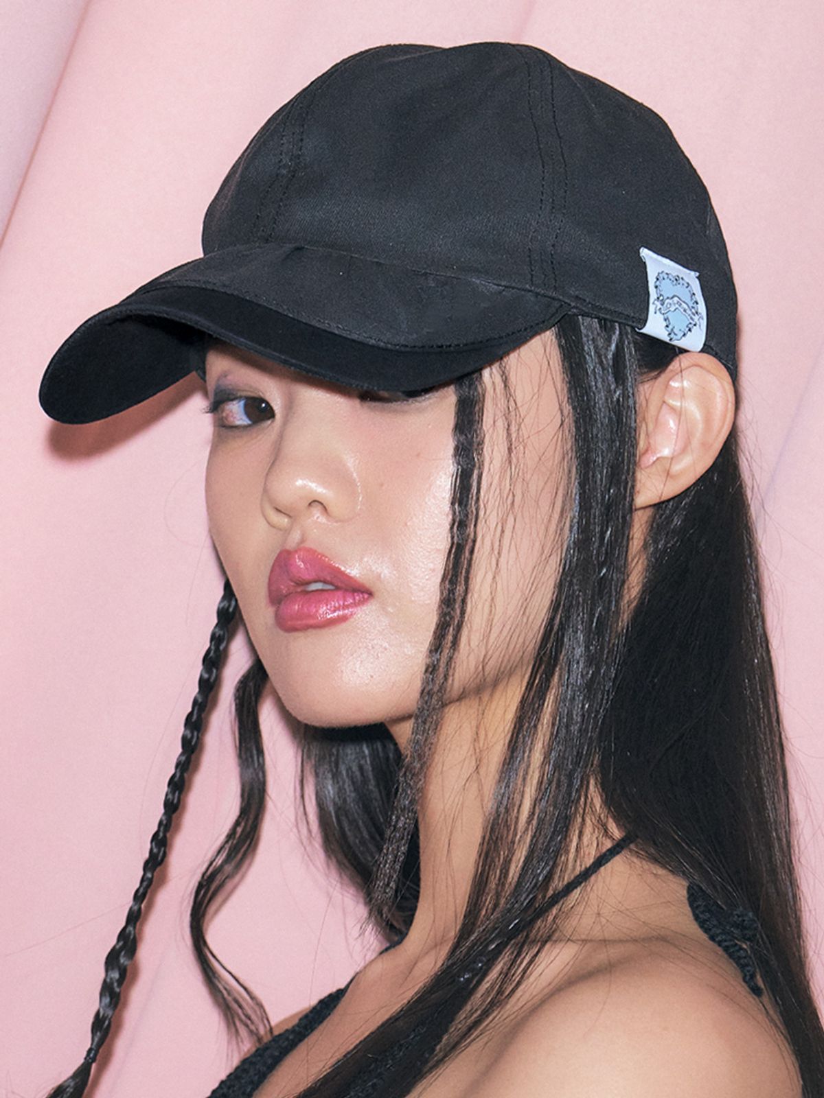 포에지담(POESIEDAME) SEASHELL CAP IN BLACK