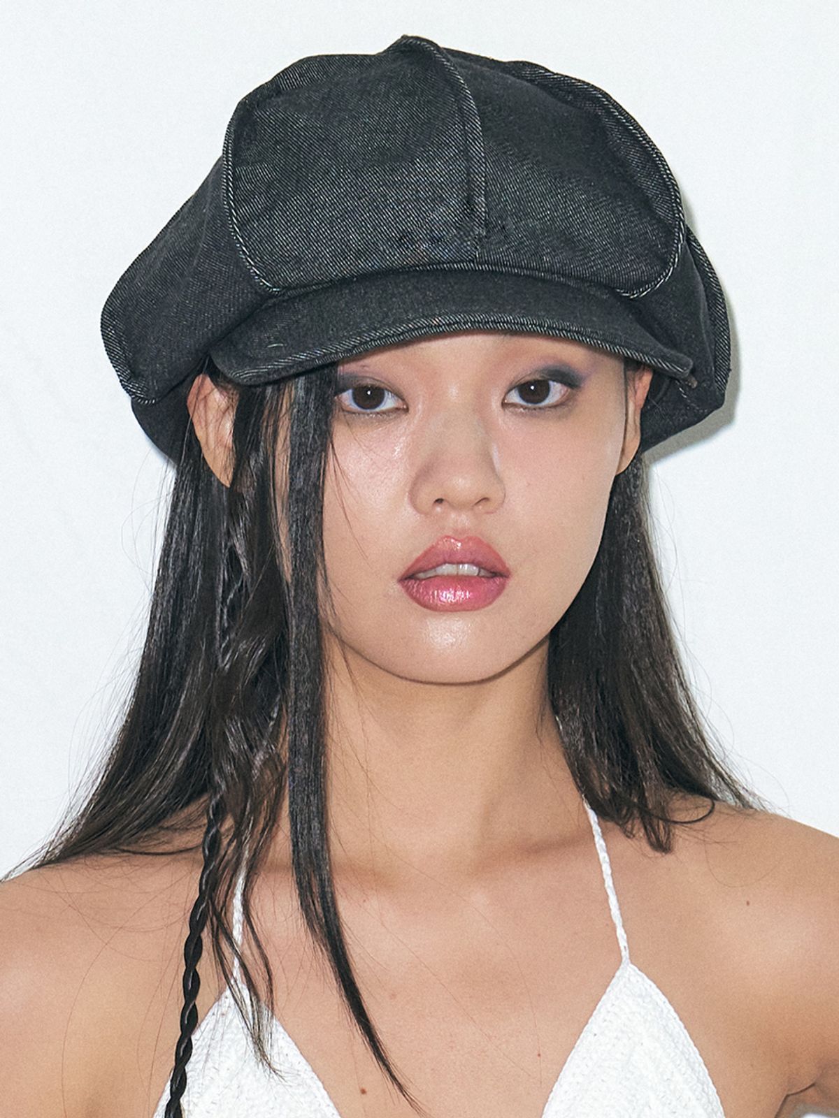 포에지담(POESIEDAME) GRAND DENIM MARGOT HAT