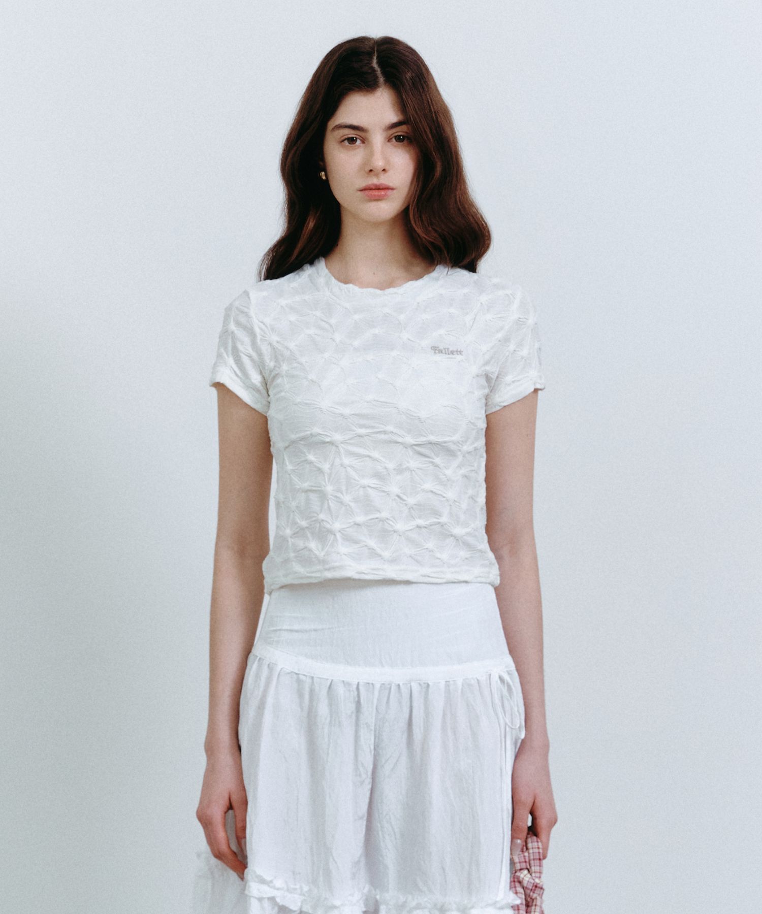 ★Fallett★smoking short-sleeved T-shirt★送料・関税込★ MUSINSA | FALLETT Smoking short sleeve t-shirt ivory