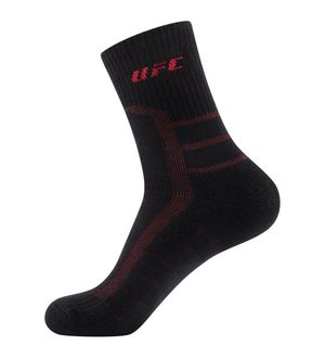 UFC 블레이즈+ 크루 삭스 블랙 U4SCV1301BK