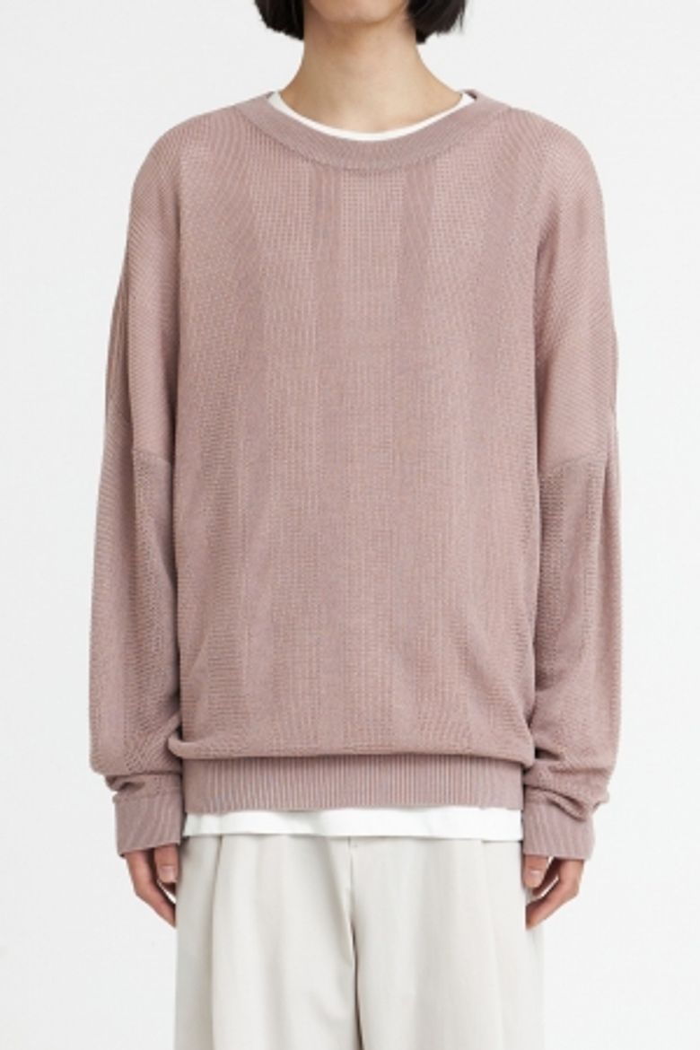 Lightweight Crew-Neck Knit - Lilac