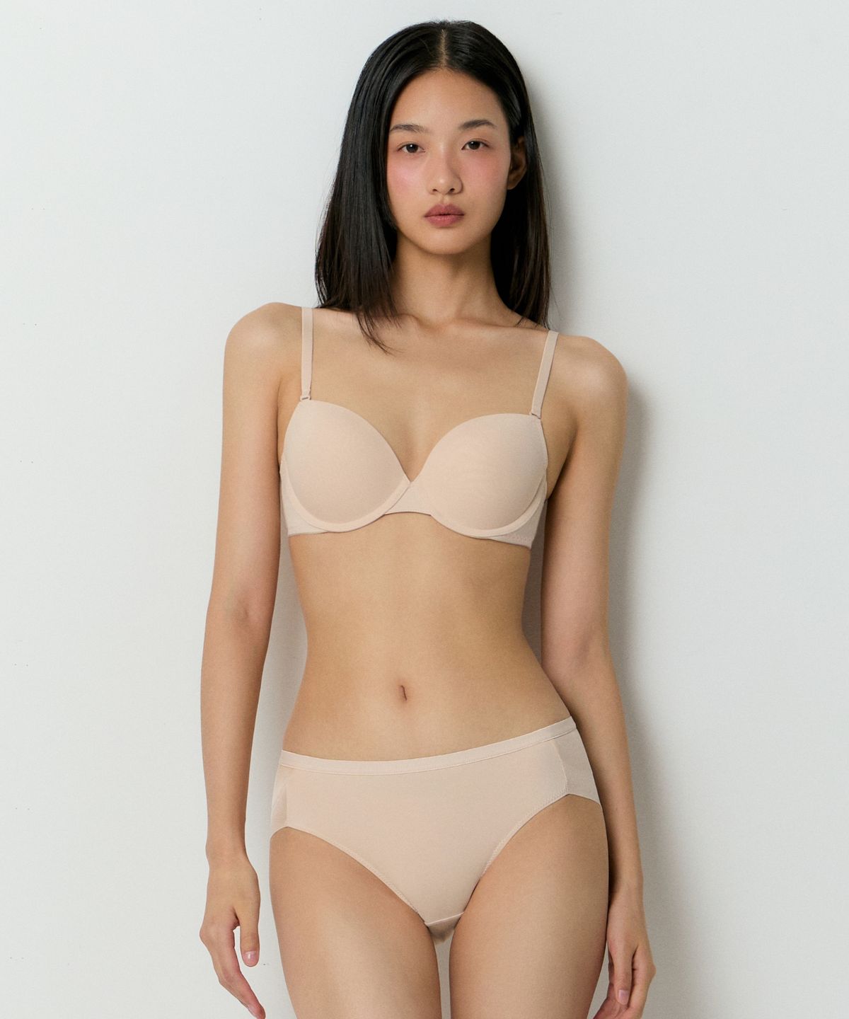 무신사 스탠다드 우먼(MUSINSA STANDARD WOMAN) 우먼즈 베이식 와이어 브라 [라이트 베이지]