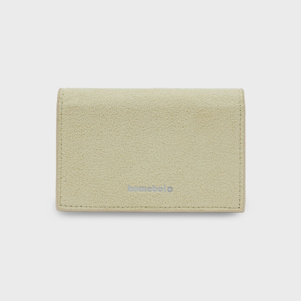 홈보이스포츠클럽(HOMEBOI SPORT CLUB) Accordion suede card hoder (아코디언 스웨이드 카드 홀더) - Beige