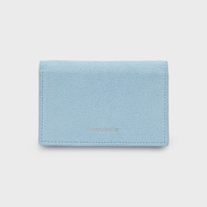 Accordion suede card hoder (아코디언 스웨이드 카드 홀더) - sky