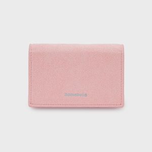 Accordion suede card hoder (아코디언 스웨이드 카드 홀더) - pink