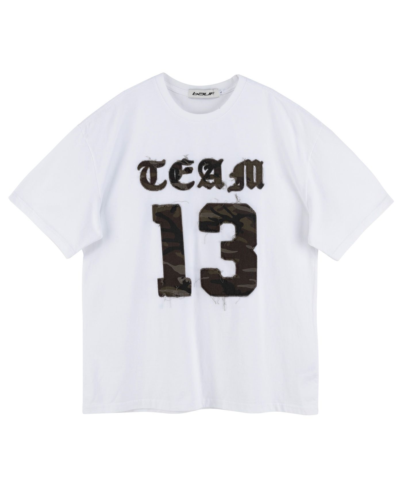 [BAUF]Numbering camo short sleeve t-shirt/追跡付 MUSINSA | BAUF Numbering camo short sleeve t-shirt [white]