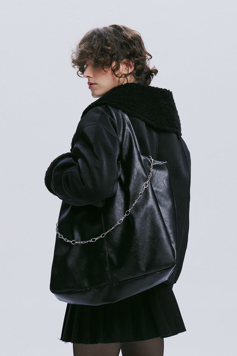 CHAIN BIG BAG (BLACK)