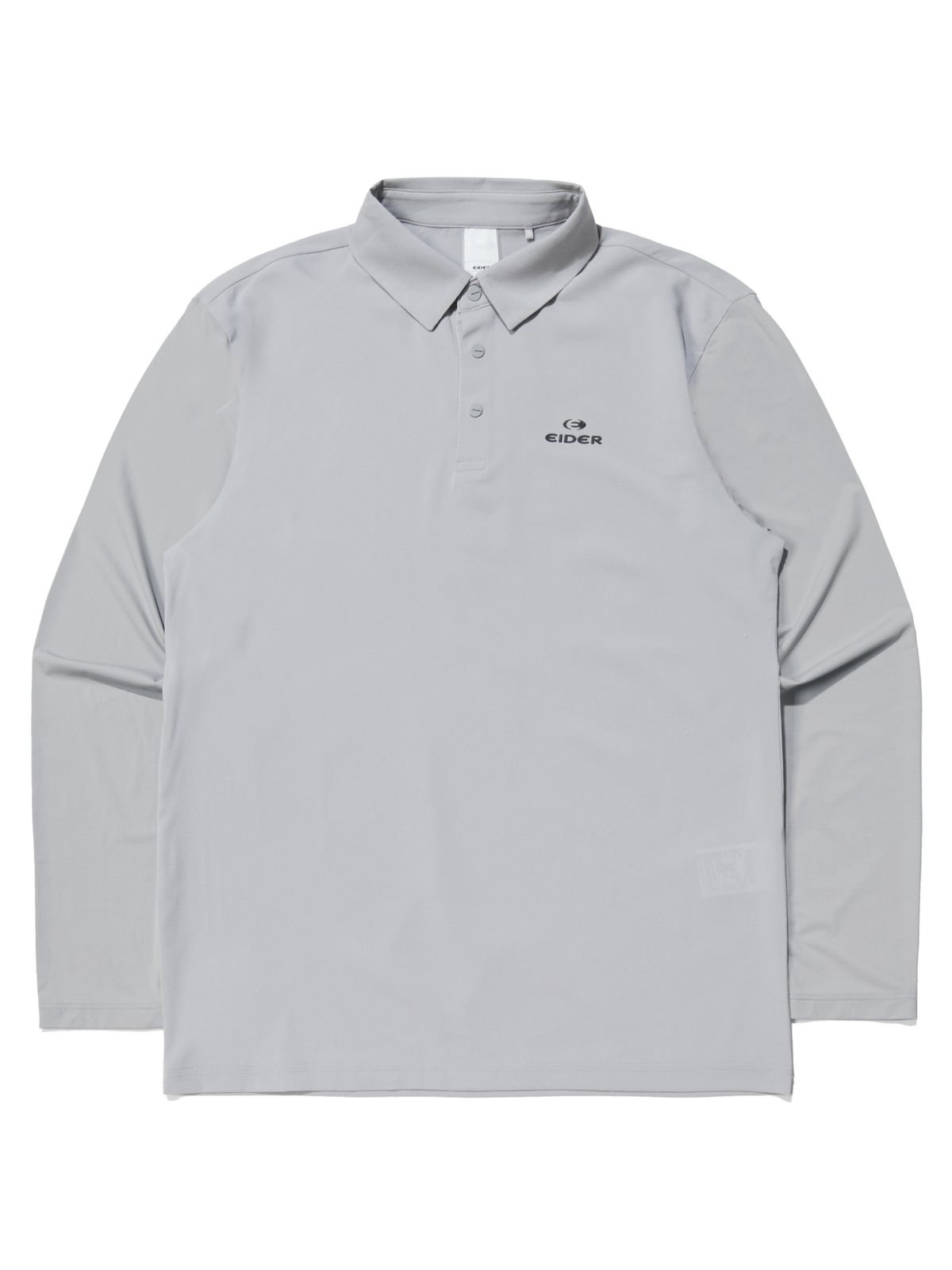아이더(EIDER) ICE LONG REIN (아이스롱 라인) α 긴팔폴로 티셔츠_Grey