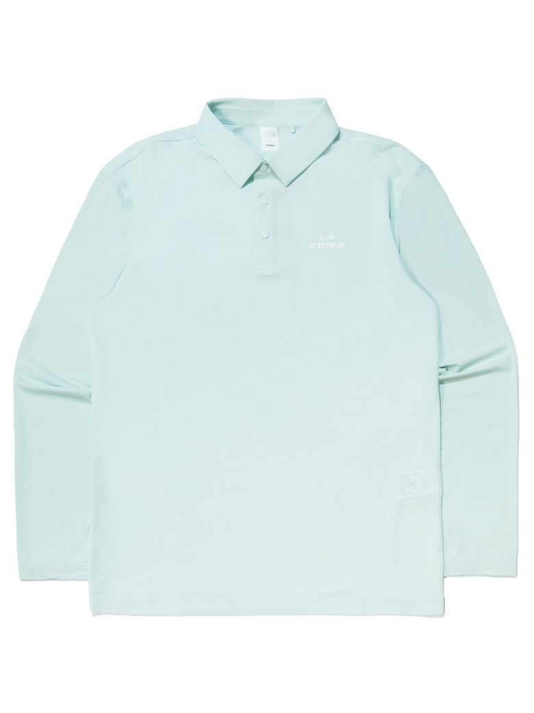 ICE LONG REIN (아이스롱 라인) α 긴팔폴로 티셔츠_Light Mint