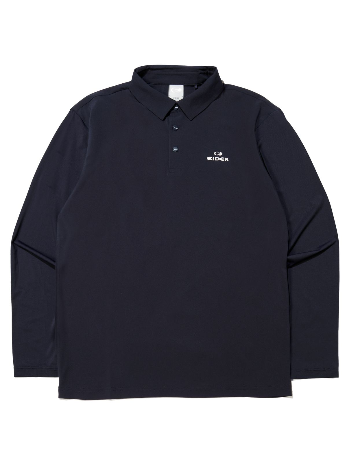 아이더(EIDER) ICE LONG REIN (아이스롱 라인) α 긴팔폴로 티셔츠_Navy