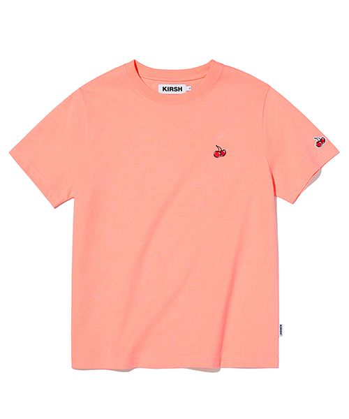 MUSINSA | KIRSH Small Cherry Standard T-Shirt [Orange]