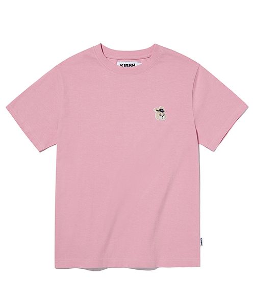 ☆KIRSH☆ Witty Bunny Waffen T-Shirt Pink MUSINSA | KIRSH Witty Bunny Wappen T-Shirt [Pink]