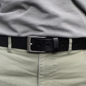 CRBT115-BK 천연가죽 남자 벨트