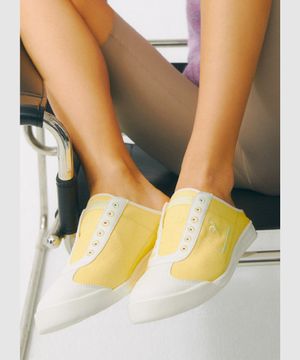 포폴라 라이트 슬립온 뮬 옐로우(QP123LSN31)