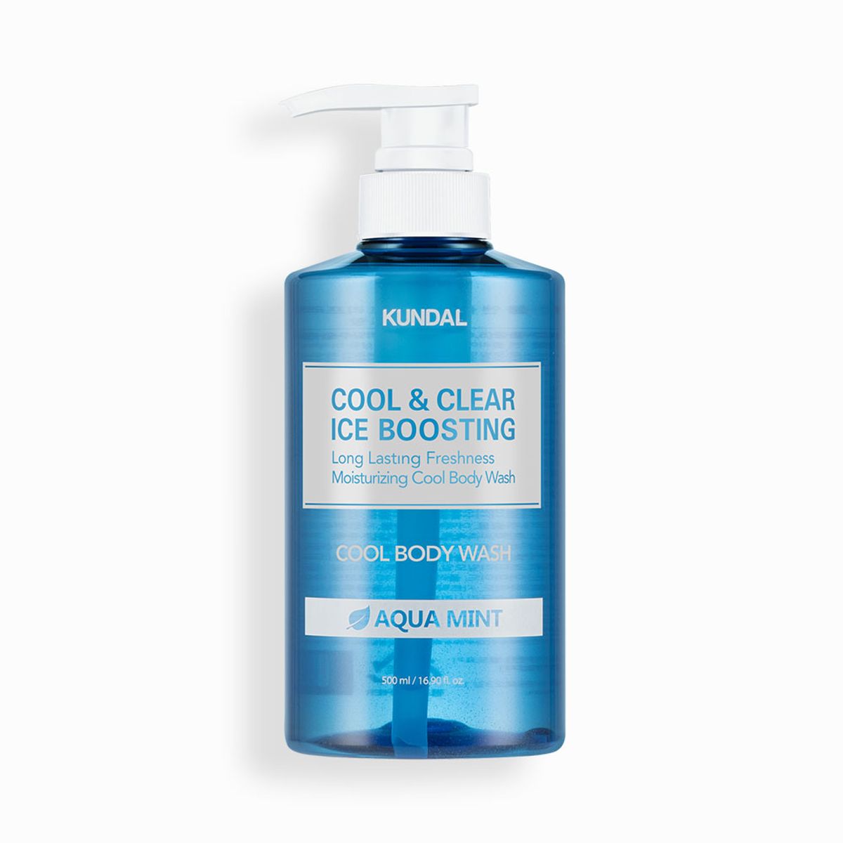 쿤달(KUNDAL) 쿨 앤 클리어 아이스 부스팅 쿨 바디워시 아쿠아민트 500ml