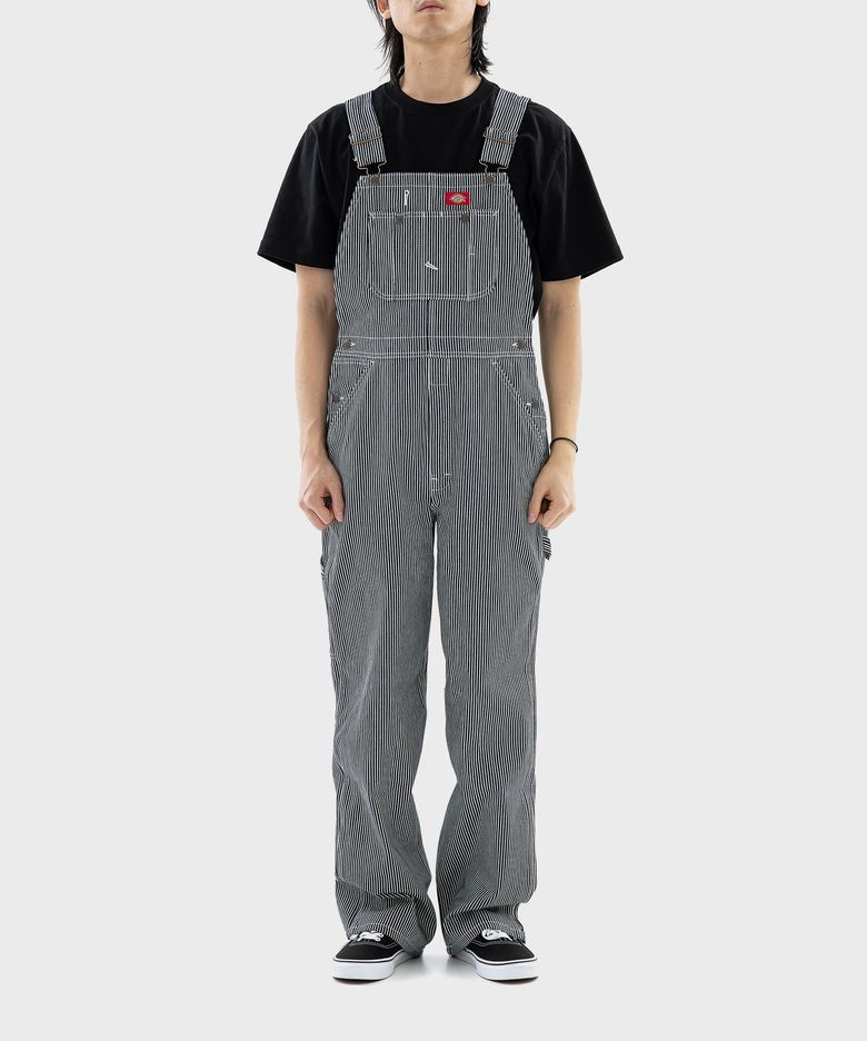 BIB 오버롤 팬츠 Hickory Stripe