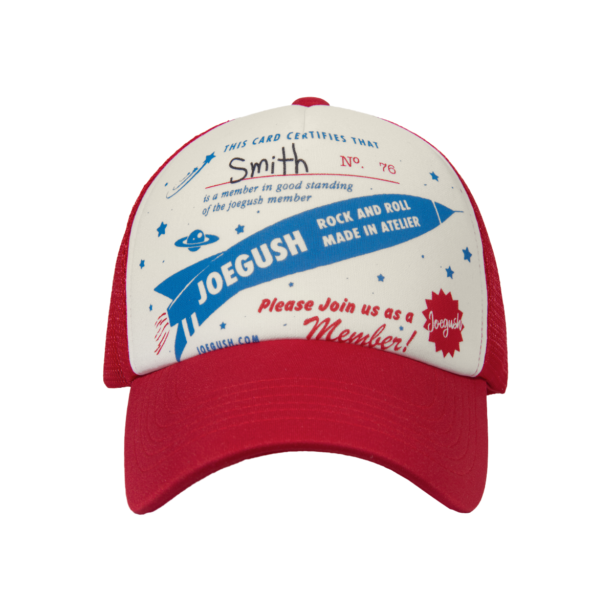 조거쉬(JOEGUSH) Smith No. 76 Mesh Cap (Red)