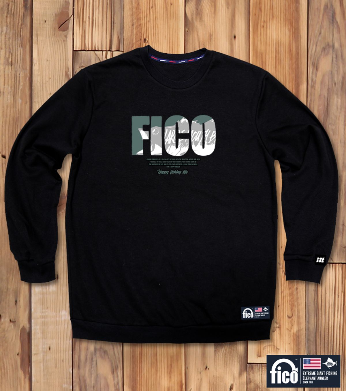 돌돌(DOLDOL) FICO-MTM-192 익스트림 낚시 브랜드  피코 그래픽 맨투맨 긴팔