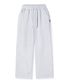 [논기모or기모] 와이드핏 트레이닝 밴딩 팬츠 (백멜란지)