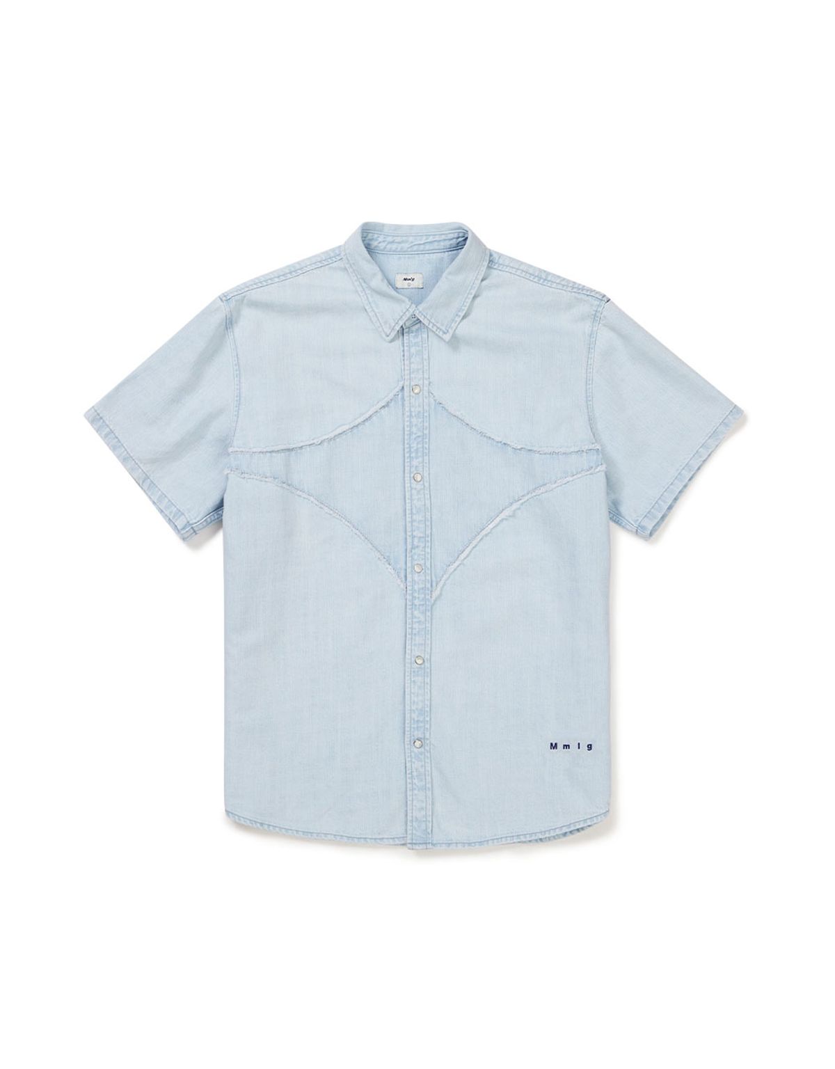 엠엠엘지(MMLG) [Mmlg] UNION DENIM SHIRT (LIGHT BLUE)