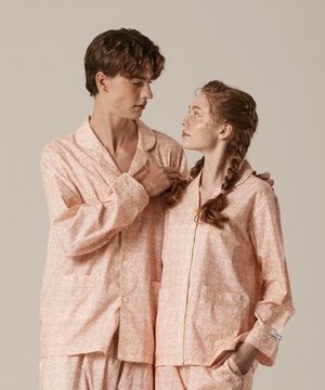 [커플] 페이즐리 플라워 파자마 2SET